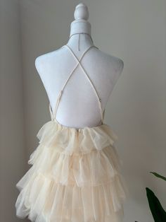 This Creamsicle Tulle Tiered Party Dress is a stunning choice for your next special occasion. Featuring adjustable spaghetti strap open back criss cross ruffle tiered layered tulle mesh fabric, plus a back invisible zipper and lining, you'll stay comfortable and chic all night long. Material: SELF:100% NYLON LINING : 95% POLYESTER 5% SPANDEX Party Dress Blue, Blue Party Dress, Blue Crystals, Invisible Zipper, Mesh Fabric, Criss Cross, Blue Dresses, Open Back, Spaghetti Strap