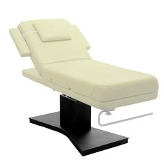 PRICES MAY VARY. Available Color: Beige High Quality Leatherette Attachable Head rest with metal framing for Maximum Durability Three electric motors: One to adjust the height of the table. One motor to adjust the backrest. One motor to adjust the knee Height: 26.5in to 33in Width: 27.5in (With armrests 37in) Length: 74.00in Pressure rated 450 lbs. ONE YEAR WARRANTY The fully electric top is outfitted with Luxurious proprietary “skin touch” padding, the most comfortable available providing 4" of Electric Massage Table, Facial Bed, Table Beige, Massage Tables, Electric Motors, Massage Table, Bed Table, Beige Top, Dark Brown