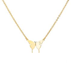 Elevate your style with our Butterfly Initial Letter Necklace. Crafted from high-quality stainless steel, this necklace combines elegance with durability, ensuring a piece that will last for years to come. The focal point of this necklace is a delicate butterfly pendant, beautifully embellished with an initial. The butterfly symbolizes grace, transformation, and freedom, making it a meaningful and enchanting choice. Available in both gold tone and silver tone, you can choose the finish that best Butterfly Letters, Alphabet Necklace, Color Butterfly, Mother Family, Gold Color Ring, Choker Chain, Purple Necklace, Christmas Gift Jewelry, Letter Necklace