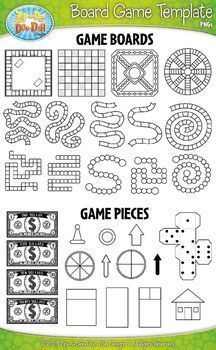 the board game template for kids to make their own numbers and symbols, with instructions