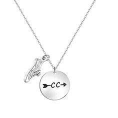 PRICES MAY VARY. Celebrate her accomplishments with a simplitic and beautiful stainless steel CROSS COUNTRY tag necklace.Perfect for both high school and collegiate runners, she'll adore this minimalist piece! Material-Beautiful stainless laser etched "Dog Groomer" pendant necklace. Size-Size-Extensible chain length:46cm/18.4"+ 5cm/2",with a 2.0cm/0.8” round pendant. Cross Country Necklace-PERFECT gift for a cross country or track team!!Makes a great track team or coach gift. Come with SRIRAA Br Cross Country Coaches Gifts, Cross Country Coaching, Running Jewelry, Gift For Coach, Coach Appreciation Gifts, Country Necklace, Marathon Gift, Track Team, Dog Groomer