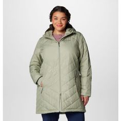 From a walk in the woods to a city adventure, this lightweight jacket features thermal-reflective lining and light-rain-resistant fabric, keeping you toasty warm and protected in chilly weather. Long Hooded Jacket, City Adventure, Plus Size Coat, Plus Size Jacket, Light Rain, Plus Size Coats, Walk In The Woods, Chilly Weather, Holiday Deals