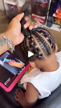 Kids Braid Ponytail Styles, Cute Protective Hairstyles For Kids, Girl Braids Hairstyles Kids Black Little Ponytail, Toddler Cheer Hairstyles, Lil Girl Hairstyles Braids Natural Hair, Kids Quick Braided Hairstyles, Braided Natural Hairstyles For Kids, Kiddie Braid Styles, Easy Toddler Braid Hairstyles Black