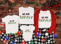 Celebrate the joy of the season with our 2023 Family Christmas Shirts. These matching Christmas tees make fantastic gifts for 2023 Christmas, ensuring everyone feels the festive spirit. Get your Xmas matching shirts now and spread the holiday cheer! *About the product* .: 100% Airlume combed and ringspun cotton (fiber content may vary for different colors, please see below) .: Light fabric  .: Retail fit .: Runs true to size Fiber Composition: *Solid colors are 100% cotton  *Ash - 99% cotton and Christmas Shirts Family, Family Matching Christmas, Matching Christmas Shirts, Polyester Shirt, Family Christmas Shirts, 2023 Christmas, We Are Family, Christmas Tees, Matching Shirts