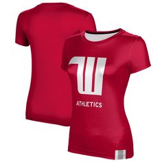 The Women's Red Wittenberg University Tigers Athletics T-shirt is the perfect way to show your support for the Wittenberg University Tigers. Made from a comfortable polyester and spandex blend, this t-shirt features printed graphics that proudly display your Wittenberg University Tigers pride. Whether you're cheering on the Tigers at a game or just showing your support around town, this t-shirt is sure to turn heads. Wittenberg University, Volleyball Tshirts, Sister Tshirts, Tiger T Shirt, Golf T Shirts, Womens Tennis, Bold Graphics, Running Women, Baseball Tshirts