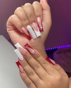 Colored Acrylic Nails, Simple Acrylic Nails, Short Square Acrylic Nails, Long Acrylic Nails Coffin, Fabulous Christmas, Acrylic Nails Coffin Pink, Unique Acrylic Nails