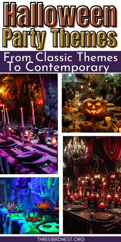 halloween party themes from classic themes to contemporary