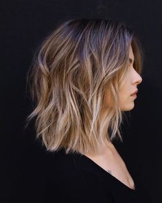 Brunette Ombre, Blonde Hairstyle, Womens Haircuts Medium, Shoulder Length Bob, Medium Bob Hairstyles, Ombré Hair, Cute Hairstyles For Medium Hair