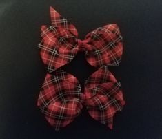 Excited to share the latest addition to my #etsy shop: Super cute tartan bows https://etsy.me/32i7FQc #accessories #hair #red #redtartan #hairbow #schoolsscottishday #christmas #crosgrainribbon #metal