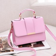 Color: pink Office Bag With Single Shoulder Strap, Office Satchel With Single Shoulder Strap, Office Handheld Satchel With Single Shoulder Strap, Modern Handheld Satchel With Single Shoulder Strap, Modern Pink Shoulder Bag With Mobile Phone Pocket, Office Rectangular Satchel With Single Shoulder Strap, Modern Pink Bag With Mobile Phone Holder, Elegant Pink Bag With Single Shoulder Strap, Trendy Pink Satchel For Office