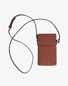 hyer goods recycled leather phone sling bag saddle brown tan#color_saddle-brown Luxury Brown Phone Bag For Daily Use, Modern Leather Phone Bag With Card Slots, Luxury Brown Phone Bag With Cell Phone Pocket, Rectangular Leather Phone Bag With Interior Card Slots, Elegant Brown Phone Bag With Card Slots, Versatile Leather Phone Bag With Card Slots, Rectangular Leather Phone Bag With Card Slots, Formal Leather Phone Bag With Cell Phone Pocket, Luxury Leather Phone Bag With Cell Phone Pocket