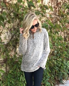 Shop Jess Lea Boutique The Brooke Sherpa Cozy Comfy Fall Winter Pullover Sweater #jesslea #jessleaboutique #falloutfit #fallstyle #sherpa #sherpapullover #pullover #cozyoutfit #comfyoutfit #momstyle #casualstyle #cuteoutfit #furvest #comfystyle #winterstyle Pullovers Outfit, Comfy Fashion, Women Clothing Boutique