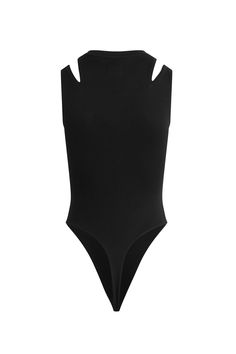 Description Endlessly versatile, our sleeveless ribbed Cut Out Bodysuit in Black Beauty is designed with a high neckline and two shoulder cutouts. Made from our new sculpting rib-scuba knit, a soft and flexible feel with every move. Product Details Body Length: 30", Chest: 30.5"Model Height 5'9"Model wearing size SMeasurements based on size S Fit & Care Content: 49% Polyester, 45% Rayon, 6% SpandexMachine wash cold with like colorsDo not bleachTumble dry low or hang to dry Stretch Halter Neck Bodysuit With Cutout, Solid Ribbed High Neck Bodysuit, Solid Ribbed High-neck Bodysuit, Black Ribbed Sleeveless Bodysuit, Stretch Ribbed Bodysuit With High Neck, Stretch Ribbed High Neck Bodysuit, Sleeveless Second-skin Ribbed Bodysuit, Sleeveless Ribbed Bodysuit For Night Out, Cutout Bodysuit For Night Out