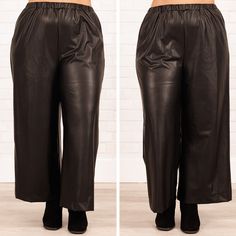 These fabulous pants are designed to perfectly combine form and function! Crafted from sophisticated pleather, these stylish pants are the ideal choice for a day in the office or a special evening out! In a neutral black shade, they offer timeless appeal and a figure-flattering fit!
96% Polyester, 4% Spandex Stylish Pants, Black Shade, Work It, Model Fits, Shades Of Black, Pants Black, The Office, Black Pants, Spandex