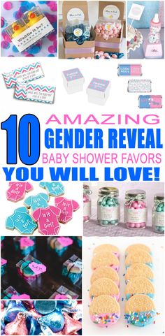 the top ten gender reveal baby shower favors