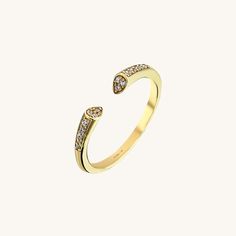 Women's Open Cuff Stackable Ring in 14k Real Gold Elegant Adjustable Snake Ring, Elegant Adjustable Bypass Ring, Elegant Adjustable Open Bypass Ring, Luxury Crystal Open Ring, Luxury Open Crystal Ring, Modern Adjustable Diamond Ring With Open Band, Adjustable Modern Open Band Diamond Ring, Elegant Adjustable Open Band Rings, Modern Adjustable Open Band Diamond Ring