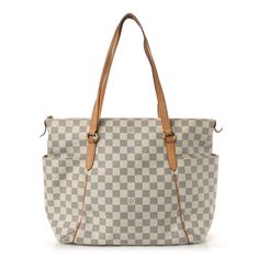 This is an authentic LOUIS VUITTON Damier Azur Totally MM. This stylish tote is crafted of Louis Vuitton signature damier coated canvas in blue and white. The shoulder bag features vachetta cowhide leather shoulder straps, polished brass hardware with bucket pockets on the sides, and opens to a beige fabric interior with patch pockets. Louis Vuitton Empreinte, Louis Vuitton Damier Azur, Beige Fabric, Louis Vuitton Shoulder Bag, Brass Hardware, Polished Brass, Authentic Louis Vuitton, Cowhide Leather, Louis Vuitton Damier