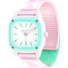 SHARK CLASSIC LEASH ANALOG SEAFOAM Adjustable Green Analog Watch, Adjustable Round Dial Watches For Outdoor, Casual Watches With Analog Display And Rectangular Dial, Casual Pink Adjustable Watch, Adjustable Watches With Stopwatch And Round Dial, Watches With Stopwatch And Round Dial, Adjustable Pink Analog Watches, Pink Analog Watches, Round Dial Watch With Analog Display