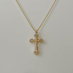 Anastasia Necklace Anastasia Necklace, Ornate Cross, Gold Cross Necklace, Jewelry Accessories Ideas, Dope Jewelry, Classy Jewelry, Jewelry Lookbook, Stacked Jewelry, Christian Jewelry