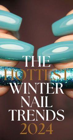 Nail Classic Designs, Post Christmas Nails, New Nail Trends 2024 Winter, Nail Trends Now, Nail Two Colors Ideas, Wi Ter Nails, 2025 Nail Trends Winter, Nails Ideas Winter 2024, Festive Nails 2024