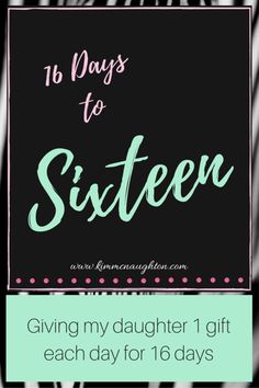 Embrace & Celebrate 16 Days to Sixteen Like the 12 Days of Christmas....a gift each day for 16 days to my oldest daughter's Sweet 16! Click to read what each day's gift was :-) Backyard Beach Party, Cinderella Wedding Cake, Birthday Surprise Ideas, Sweet 16 Birthday Gifts, Surprise Ideas, Christmas Gifts For Teenagers, Dance Party Birthday, Teen Party Games