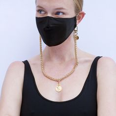 Elephant Charm & Mask Chain Set - Sequin X Pretty Connected | Sequin