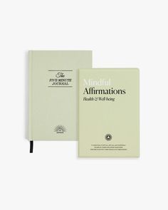 a book with the title mindful affirmations written on it