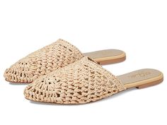 42 GOLD Carmella - Women's Shoes : Natural Raffia : Give a twist to your fashionable collection by wearing 42 GOLD Carmella footwear. Leather upper. Leather lining. Cushioned footbed. Slip-on style. Pointed toe. Synthetic outsole. Imported. Measurements: Heel Height: 1 4 in Weight: 10 oz Product measurements were taken using size 7, width M. Please note that measurements may vary by size. 8 M, Product Reviews, Women's Shoes, Shoes Flats, Heel Height, Leather Upper, Slip On, Size 7, Twist