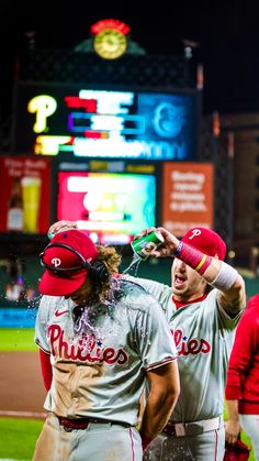 MLB baseball wallpaper background of Philadelphia Phillies stars Alec Bohm and Bryson Stott Sports Photo