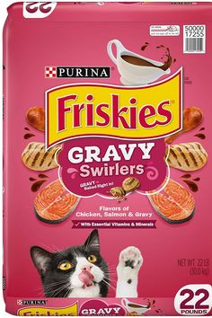 friskies gravy cat litter food