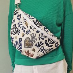 Banana bag made by textile with inner cotton fabric..closes with zipper.ideal for the whole day Banana Bag, Sling Bags, Cross Body Handbags, Bag Making, Purses And Handbags, Crossbody Bags, Greece, Crossbody Bag, Cotton Fabric