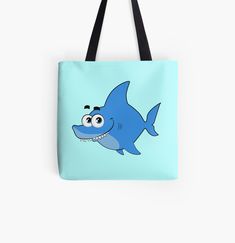 Get my art printed on awesome products. Support me at Redbubble #RBandME: https://www.redbubble.com/i/tote-bag/Baby-Shark-by-medunetix/35625593.PJQVX?asc=u