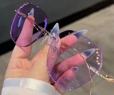 Lavender (Non-Prescription) | Zinff Optical Cute Couple Hoodies, Funny Situations, Beautiful Glasses, Purple Accessories, Top Sunglasses, Purple Sunglasses, Gold Glasses, Rimless Glasses, Cool Glasses