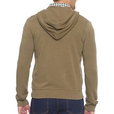 Whether you have a travel day or are out for your daily walk, move comfortably in mutual weave's men's long-sleeve zip hoodie. This hooded sweatshirt is made from soft cotton french-terry with recycled fabric and is cut for a regular-fit with side slip pockets. Complete your casual look with joggers and a tee.Closure Type: ZipperFit: Regular FitNeckline: Hooded NeckPockets: 2 Front Slip PocketsSleeve Length: Long SleeveFiber Content: 55% Cotton, 45% Recycled PolyesterFabric Description: French T Casual Fall Hoodie For Outdoor Activities, Casual Travel Hooded Jacket With Adjustable Hood, Casual Fleece Hooded Jacket For Outdoor Activities, Casual Hooded Jacket With Double-lined Hood For Travel, Casual Double-lined Hooded Sweatshirt For Outdoors, Casual Cotton Hoodie For Outdoor Activities, Casual Hoodie With Drawstring Hood For Outdoor, Casual Hoodie With Double-lined Hood For Outdoor Activities, Casual Hooded Jacket For Outdoor Activities