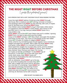 the night before christmas poem for kids to use in their writing and reading room or classroom