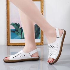 Mary Women's Comfortable Casual Sandal | Ultrasellershoes.com – Ultra Seller Shoes Brand Name Shoes, Brand Collaboration, Global Brands, Casual Sandals, Women's Sandals, Womens Sandals, Split, Slip On, Sandals