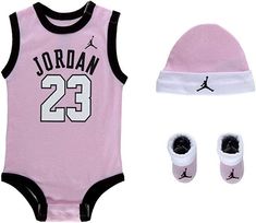 #eBay #eBaySeller #eBayStore #OutfitSet #Girls #BabyShower #babygift #babygirl #jordan #nike #LayetteSet Air Jordans Girls, Baby Jordans, Jordans Girls, Jordan 23, Cotton Bodysuit, Kids Jordans, Baby Set, Sleeveless Bodysuit