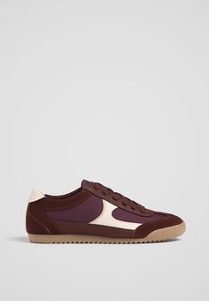 Soft leather trainers - Women's fashion | Stradivarius United States Stradivarius Shoes, Retro Trainers, Leather Trainers, Trainers Women, Style Retro, New Shoes, Shoe Collection, Soft Leather, United Kingdom