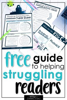 the free guide to helping struggling readers