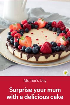 mother's day surprise your mum with a delicious cake