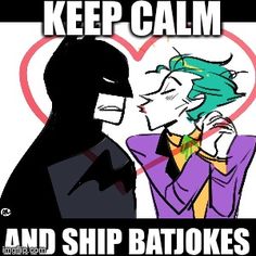 batman and batwoman kissing each other with the caption keep calm and ship bats