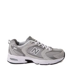 Gray New Balance High-top Sneakers For Sports, Classic Mesh Running Shoes For Streetwear, New Balance Sneakers With Vented Sides For Streetwear, Classic Gray Sneakers For Sports, Classic Gray Sports Sneakers, Classic Mesh Sneakers For Jogging, Classic High-top Mesh Sneakers, New Balance Classic Sneakers For Light Sports, Classic New Balance Sneakers For Light Sports