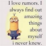 a minion saying i love runners i always find out amazing things about my self