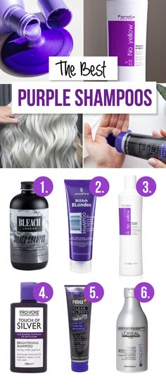 Bleach Shampoo, Best Silver Shampoo, Silver Hair Shampoo, Silver Hair Colors, Purple Grey Hair, Best Purple Shampoo, Hair Blending, Silver Hair Highlights