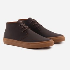 A perfect pair. With the Toledo Chukka Sneakers in robust pull-up leather, you get the best of what a chukka boot and a sneaker have to offer. The wide, almost sculptural quarters and ankle-length shaft of the chukka pair beautifully with the resilient rubber soles and relaxed appeal of sneakers. Wear them with shorts, jeans, and your more casual pants for a dynamic look that sets you apart from the crowd. This product is made from robust pull-up leather sourced from a Gold-Rated tannery based in Arzignano, Italy. Being the highest level of recognition awarded by the Leather Working Group, a Gold rating signifies the leather manufacturer meets the most stringent criteria and demonstrates a strong commitment to mitigating its environmental impact. Mens Chukka Boots, Chukka Sneakers, Shoes For Work, High End Shoes, Chukka Boot, Business Casual Men, Mens Style, Fall 2023, Pull Up