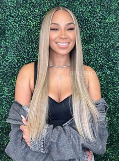 Hair color: Sandy Blonde with Highlights</BR>

Hair length: 20 Inches</BR>

Hair density: 200%</BR> Blonde Sew In, Long Middle Part, Long Hair Dos, Blonde With Highlights, Blonde Curly Wig, Full Lace Wig Glueless, Straight Weave, Bob Haircut Curly, Curly Lace Wig