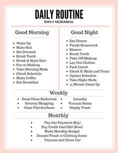 College Routine, Healthy Morning Routine, Life Routines, Good Habits