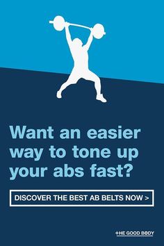 a poster with the words, want an easier way to tone up your abs fast?