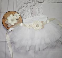 White Baby girl dress, 1st Birthday Outfit with headband White Fitted Dress With Matching Headband, Outfit With Headband, Birthday Baby Girl, 1st Birthday Outfit, Baby Girl Outfit, 1st Birthday Outfits, Birthday Outfit