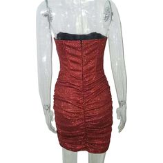 Wine Red Sequined Fish Bone Off Shoulder Dress Short Prom, Club Parties, Mini Short, Fish Bone, Wine Red, Night Club, Off Shoulder Dress, Prom, Womens Dresses